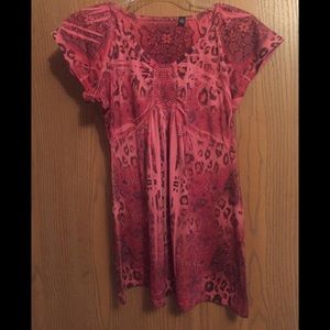 Pretty sparkle pink shirt 👚